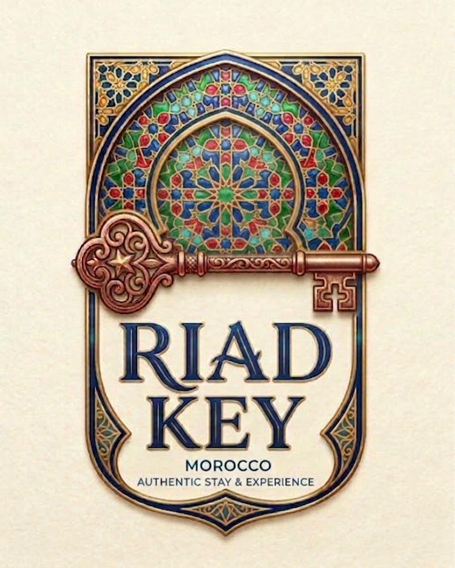 Logo RiadKey avec QR code intégré